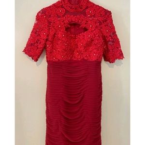 Vintage Look Red Formal by Hebos - Sz.2